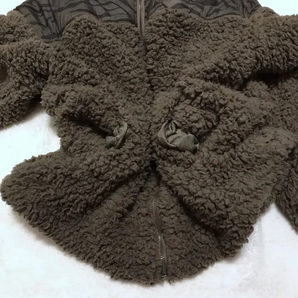 Thread & Supply NWT Full Zip Sherpa Teddy Jacket Women Various